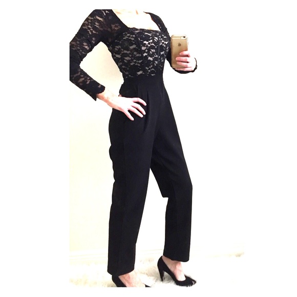 ❗️3/$30 Express lace jumpsuit - Picture 2 of 5